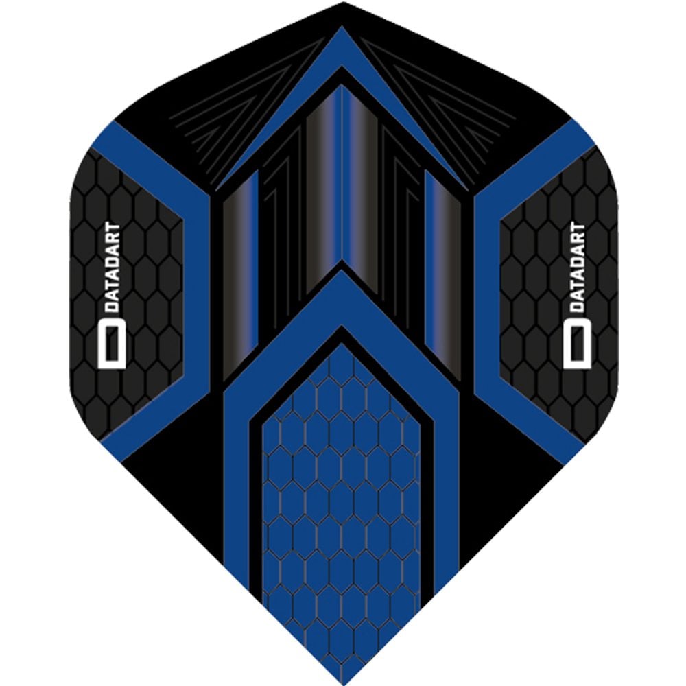 Datadart Dart Flights - Hex - No2 - Std - Black Black Blue