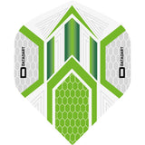 Datadart Dart Flights - Hex - No2 - Std - Grey Grey Green
