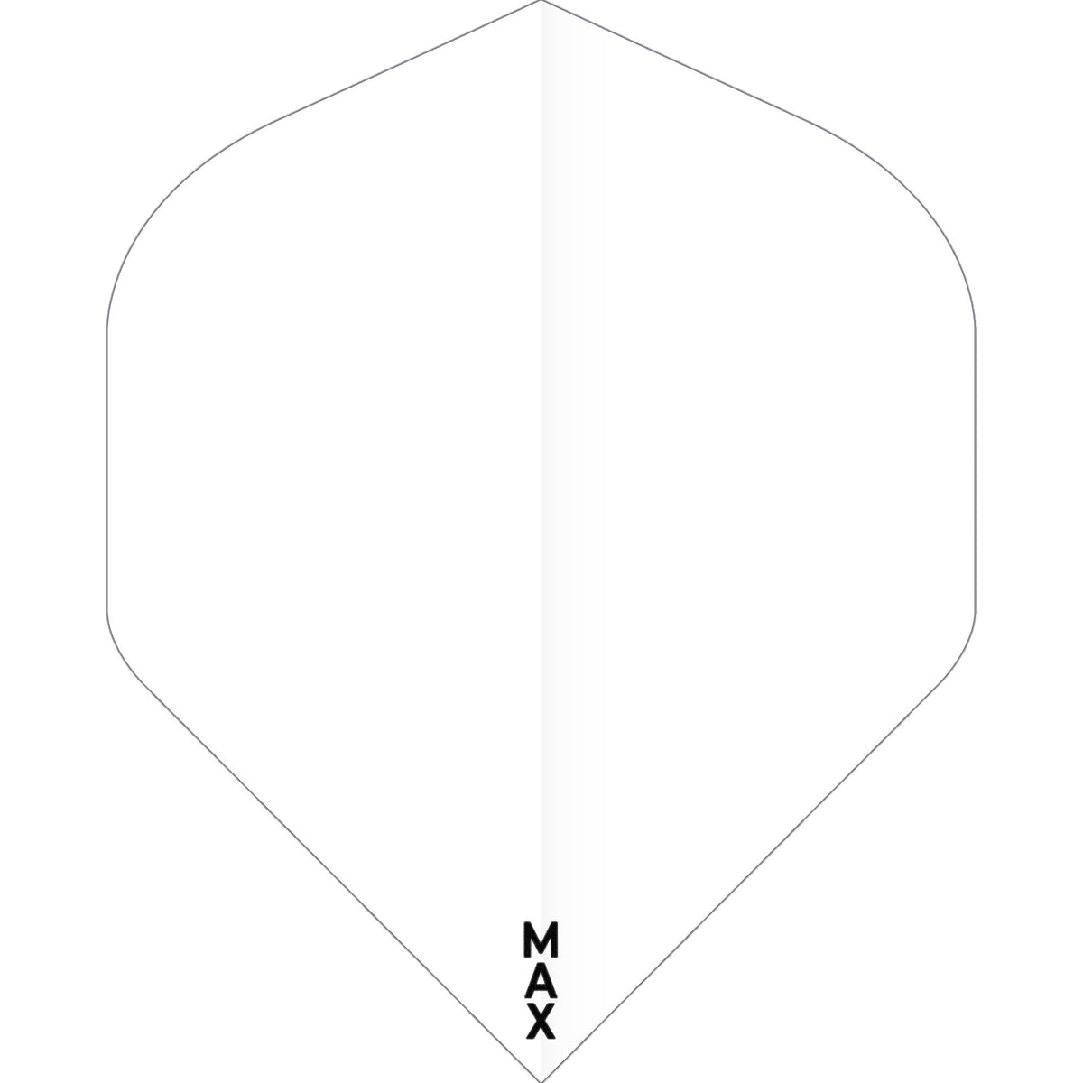 McCoy Power Max Dart Flights - 150 Micron - No2 - Std - Solid White