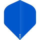 McCoy Power Max Dart Flights - 150 Micron - No2 - Std - Solid Blue