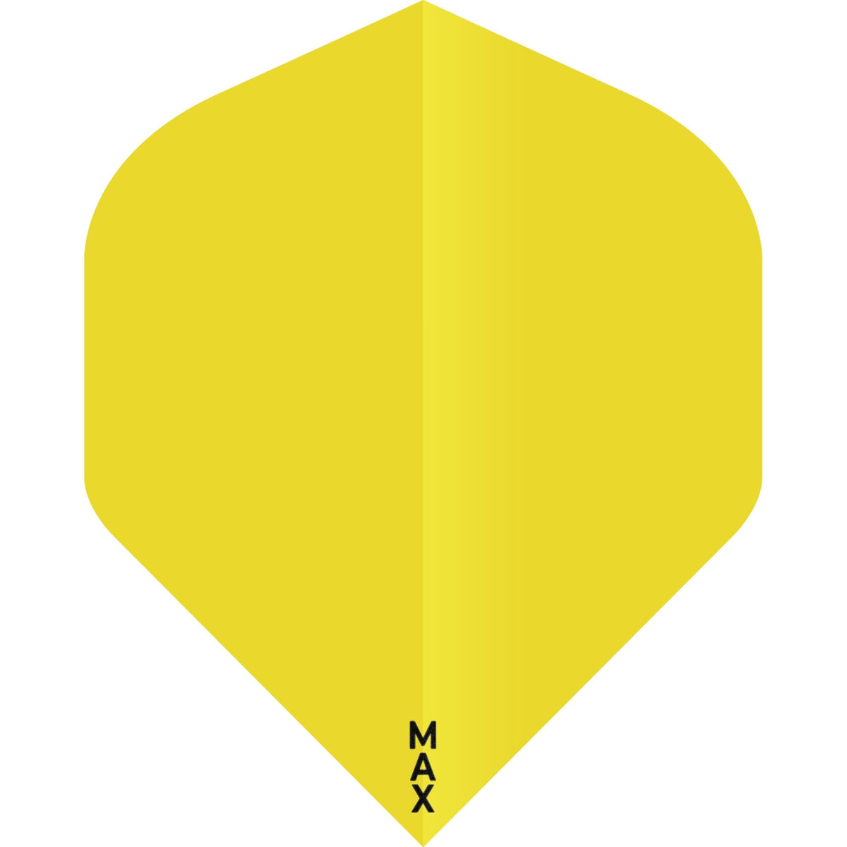 McCoy Power Max Dart Flights - 150 Micron - No2 - Std - Solid Yellow