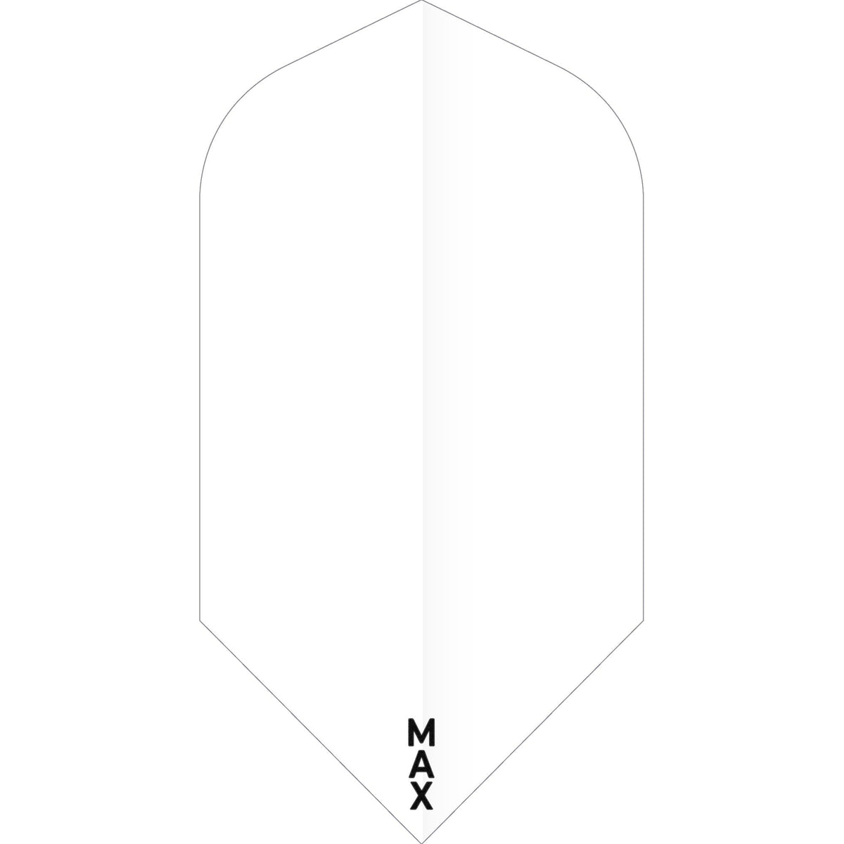 McCoy Power Max Dart Flights - 150 Micron - Slim - Solid White