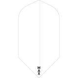 McCoy Power Max Dart Flights - 150 Micron - Slim - Solid White