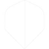 Ruthless Poly Plain - Solid - Dart Flights - 75 Micron - No2 - Std White
