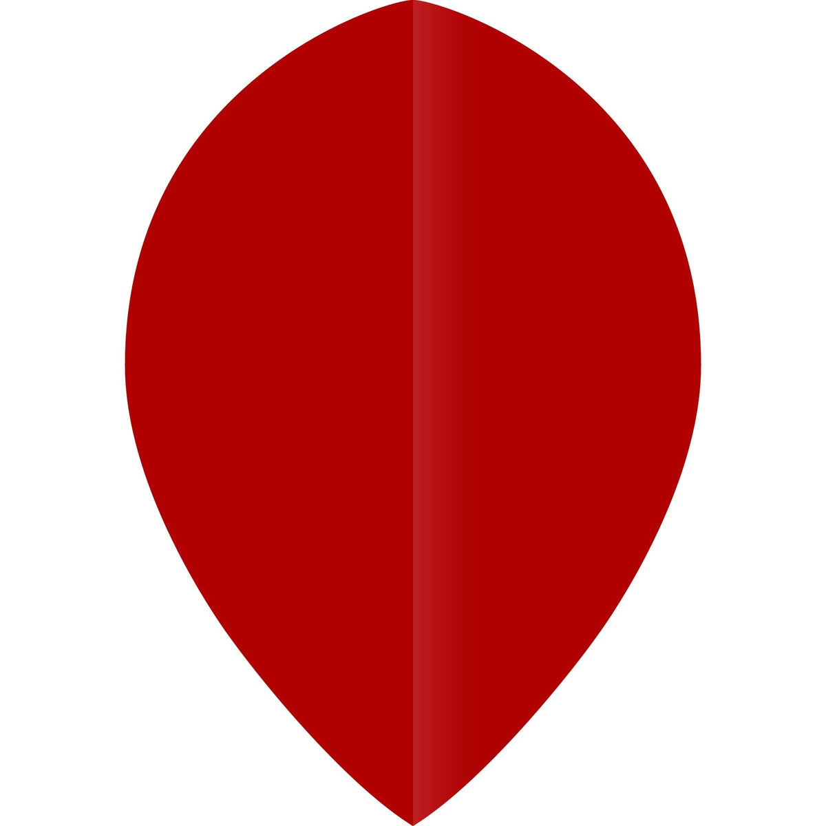 Ruthless Poly Plain - Solid - Dart Flights - 75 Micron - Pear Red
