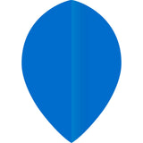 Ruthless Poly Plain - Solid - Dart Flights - 75 Micron - Pear Blue