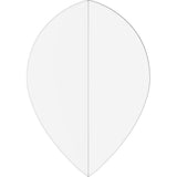 Ruthless Poly Plain - Solid - Dart Flights - 75 Micron - Pear Clear