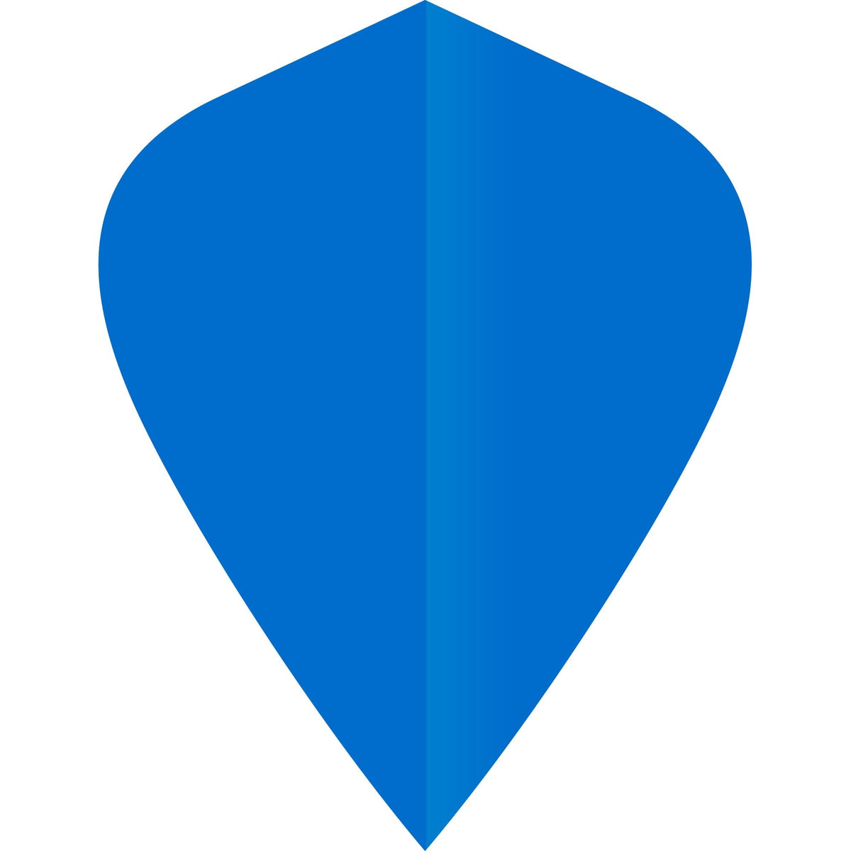 Ruthless Poly Plain - Solid - Dart Flights - 75 Micron - Kite Blue