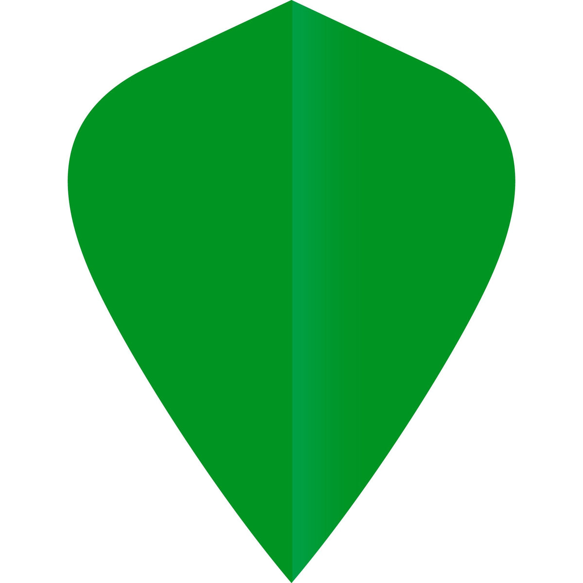 Ruthless Poly Plain - Solid - Dart Flights - 75 Micron - Kite Green