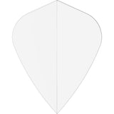 Ruthless Poly Plain - Solid - Dart Flights - 75 Micron - Kite Clear
