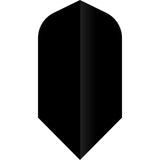 Ruthless Poly Plain - Solid - Dart Flights - 75 Micron - Slim Black