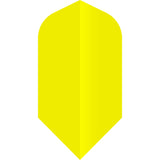 Ruthless Poly Plain - Solid - Dart Flights - 75 Micron - Slim Yellow