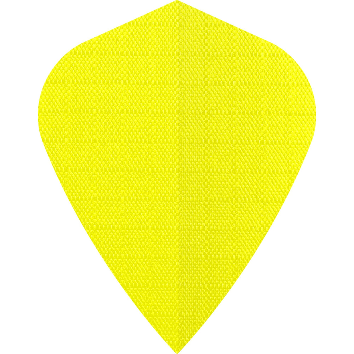 Designa Dart Flights - Fabric Rip Stop Nylon - Longlife - Kite Fluro Yellow