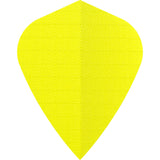 Designa Dart Flights - Fabric Rip Stop Nylon - Longlife - Kite Fluro Yellow