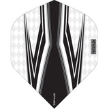 Pentathlon TDP-Lux Dart Flights - Vision Black Centre - No2 - Std Clear