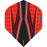 Pentathlon TDP-Lux Dart Flights - Vision Black Centre - No2 - Std Red