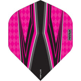 Pentathlon TDP-Lux Dart Flights - Vision Black Centre - No2 - Std Pink