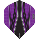 Pentathlon TDP-Lux Dart Flights - Vision Black Centre - No2 - Std Purple