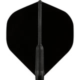 Cosmo Darts - Fit Flight - Set of 6 - Standard Dark Black