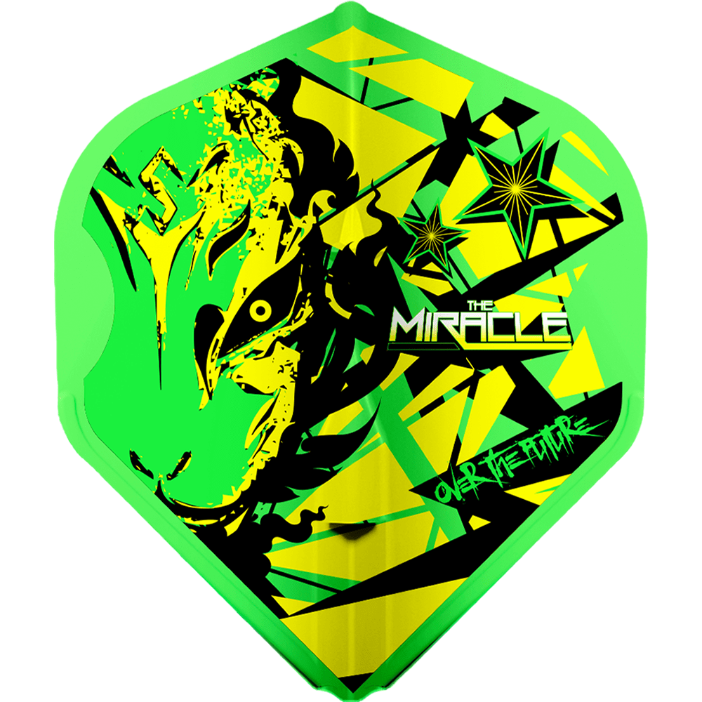 L-Style - EZ L-Flights - Integrated Champagne Ring - L1 - Mikuru Suzuki - V5 - Neon Green