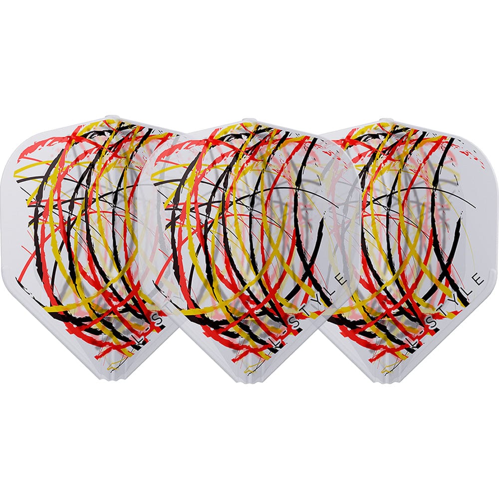 L-Style - EZ L-Flights - Integrated Champagne Ring - L1EZ - RYB Series v1 - Type B - Clear White