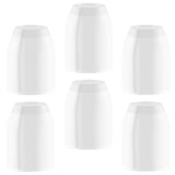 L-Style - Standard Champagne Rings - Pack 6 White