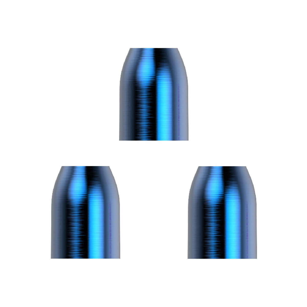 L-Style - L-Flights Accessories - Metal Champagne Rings Blue