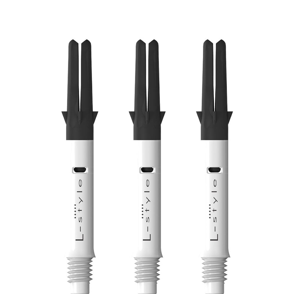 L-Style - L-Shafts - Straight - Silent Spin - Carbon - White L Style 260 40mm Tweenie
