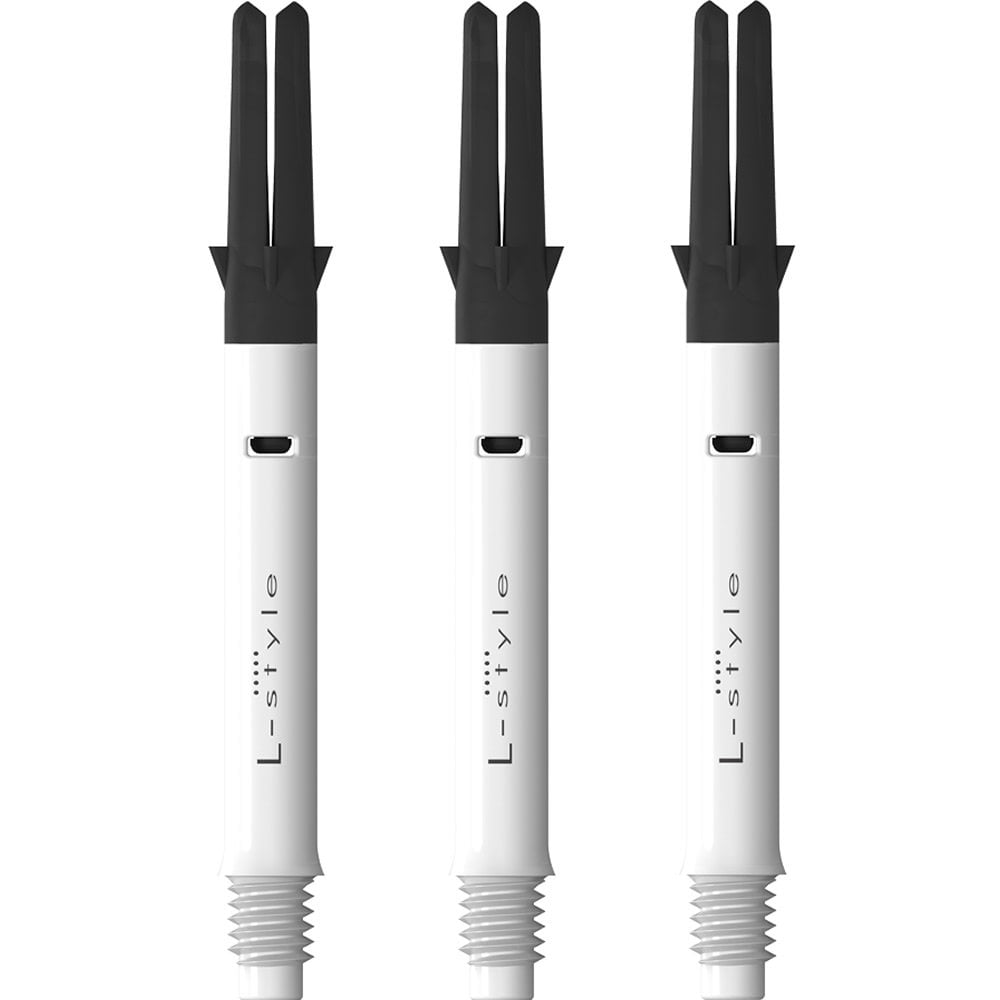 L-Style - L-Shafts - Straight - Silent Spin - Carbon - White L Style 330 47mm Medium
