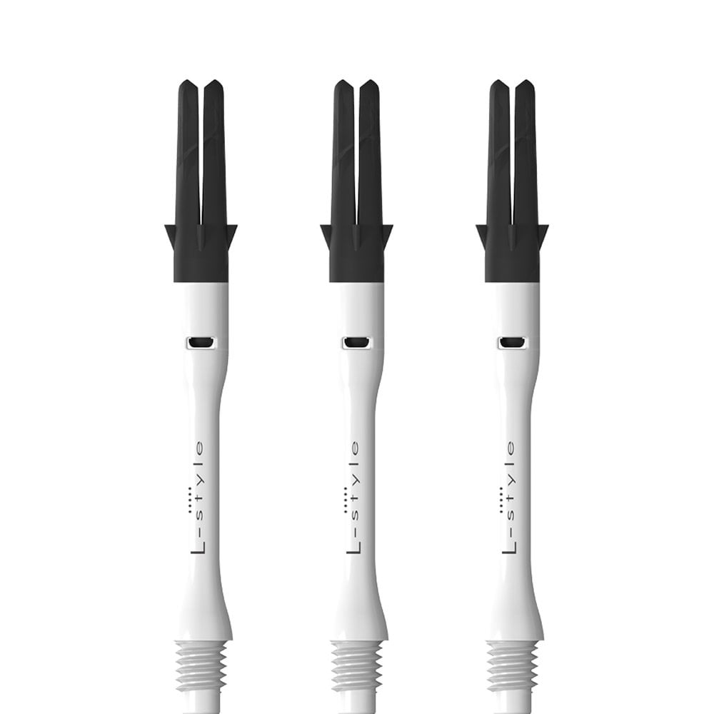 L-Style - L-Shafts - Slim - Carbon - Silent Spin - White L Style 370 51mm Medium