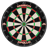 Mission Home Darts Centre - Cabinet, Dartboard, 6 Darts - Plain Black