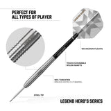 Legend Darts - Steel Tip - 90% Tungsten - Pro Series - V1 - Ringed Micro Cut