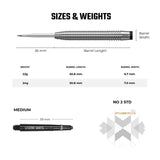 Legend Darts - Steel Tip - 90% Tungsten - Pro Series - V6 - Multi Ringed