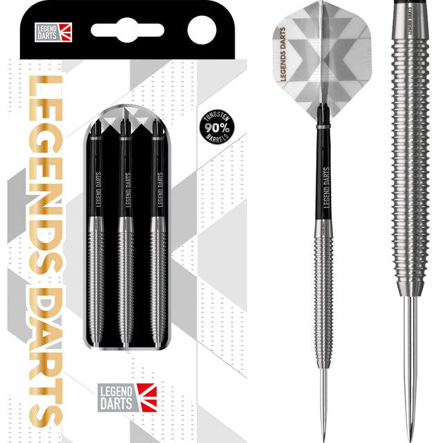 Legend Darts - Steel Tip - 90% Tungsten - Pro Series - V6 - Multi Ringed 22g
