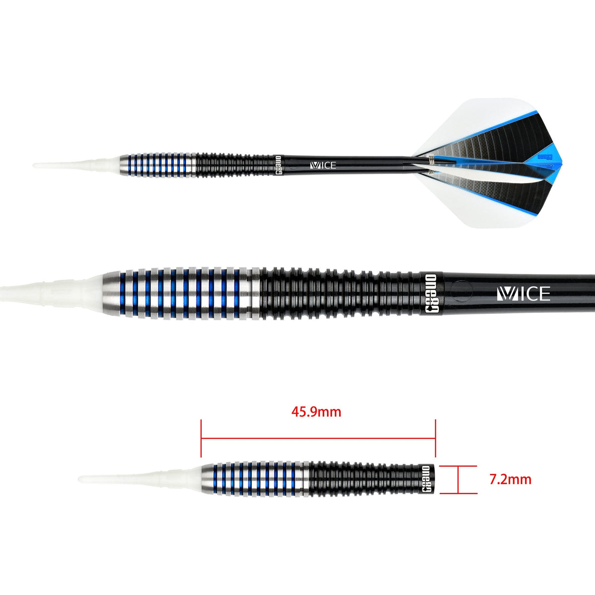 One80 Rene Eidams Darts - Soft Tip - The Cube - Signature V3 19g