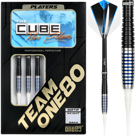 One80 Rene Eidams Darts - Soft Tip - The Cube - Signature V3 19g