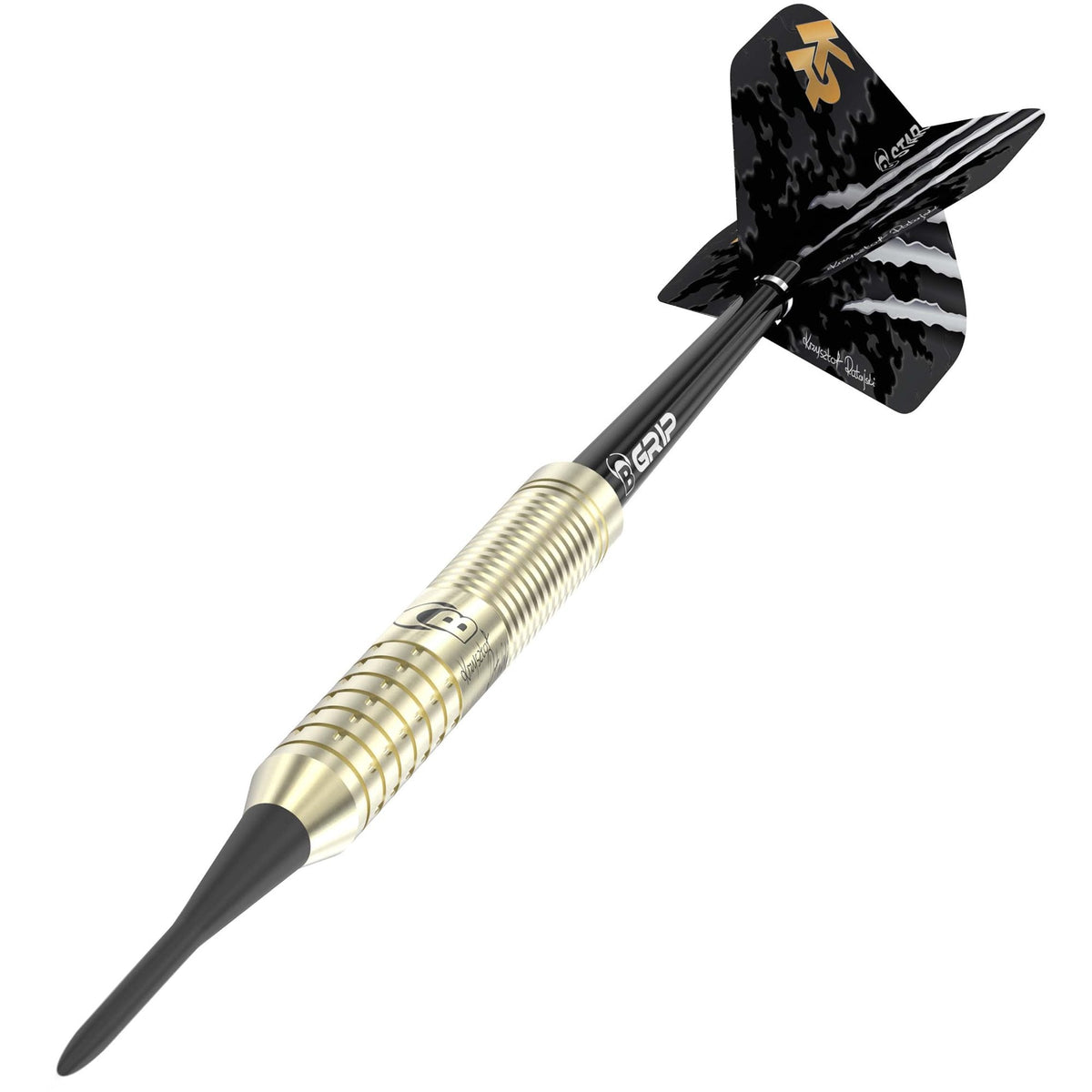 BULL'S Krzysztof Ratajski Darts - Soft Tip - Brass - Gold 18g