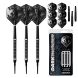 Designa Dark Thunder V2 Soft Tip Darts - Black