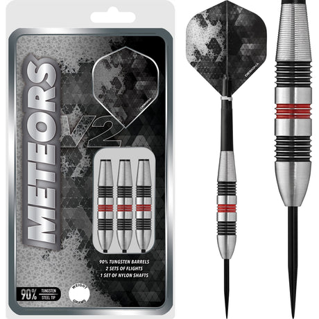 Designa Meteors 90 V2 Darts - Steel Tip - M2 - Ringed 34gPERS