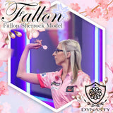 Dynasty Darts - Black Line - Steel Tip - Fallon Sherrock - DLC Black Titanium - Fallon 3 - 24g 24g