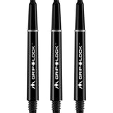 Mission GripLock Shafts - Dart Stems - Black Medium