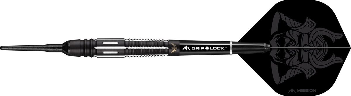 Mission Kuro Darts - Soft Tip - Black-  M4 - Rear Taper