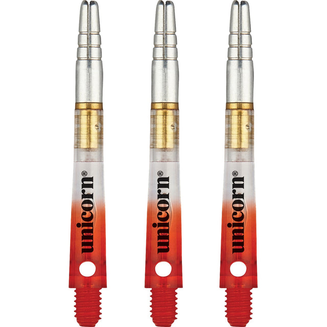 Unicorn Gripper 360 Two Tone Dart Shafts - Gradient Red Medium