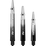 One80 Vice Gradient Shafts - Clear - Black