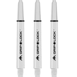 Mission GripLock Shafts - Dart Stems - White Medium