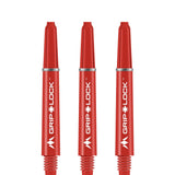 Mission GripLock Shafts - Dart Stems - Red Tweenie
