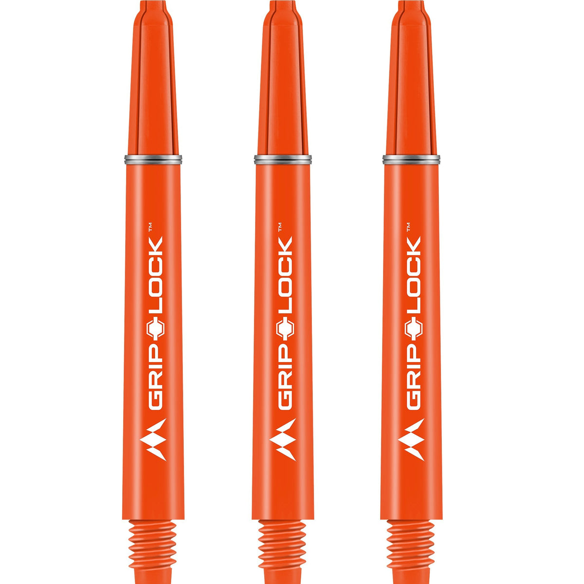 Mission GripLock Shafts - Dart Stems - Orange Medium