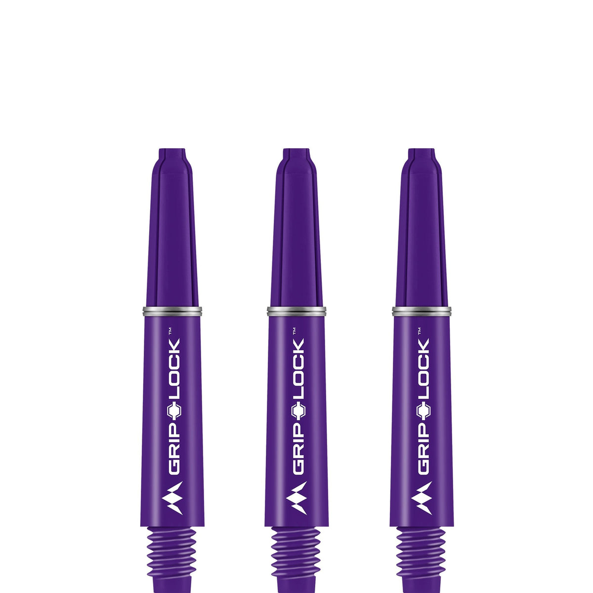 Mission GripLock Shafts - Dart Stems - Purple Short
