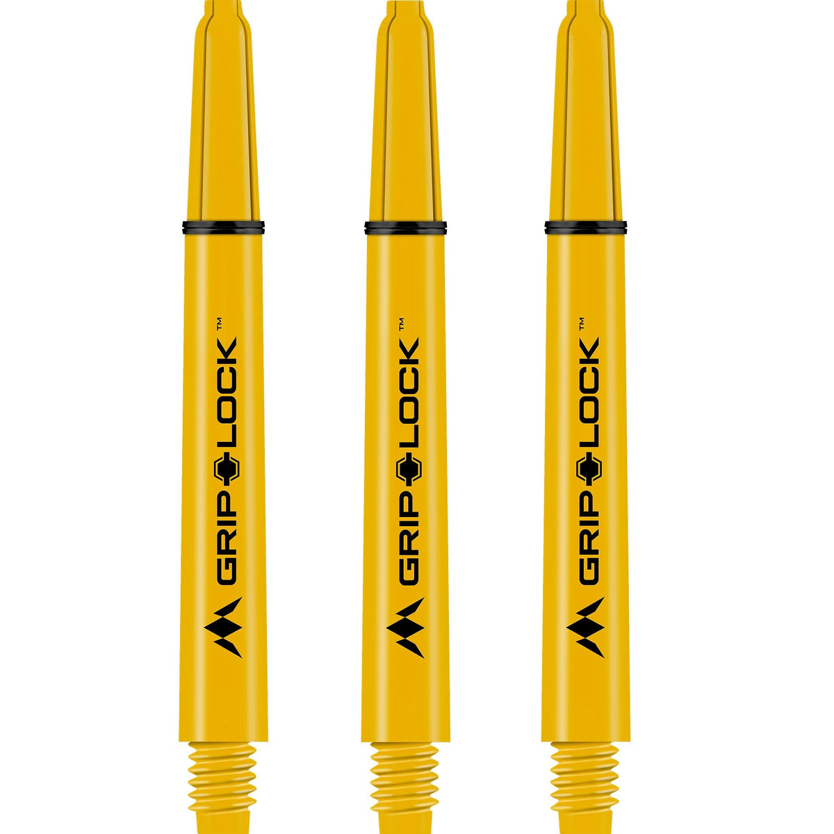 Mission GripLock Shafts - Dart Stems - Yellow Medium