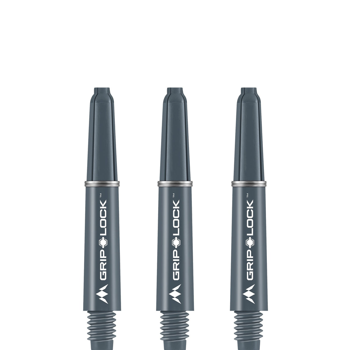 Mission GripLock Shafts - Dart Stems - Grey Short